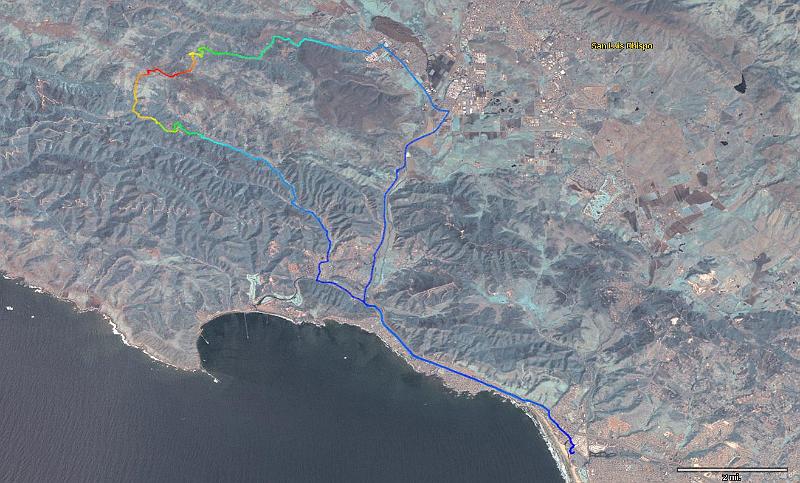 seecanyon.jpg - A great bike ride heading up See Canyon to San Luis Obispo.  32 miles, 2200 ft climbing