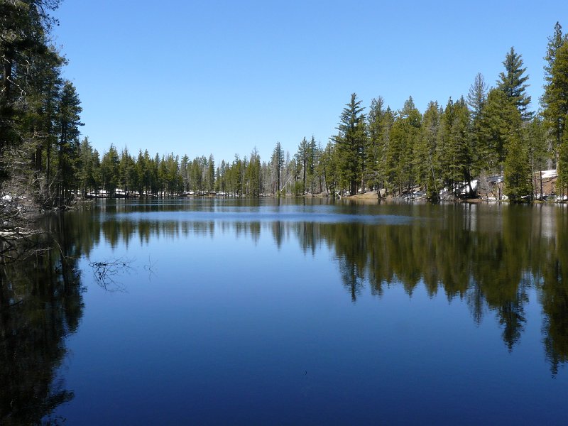 Reflection Lake; North Entrance of Lassen Volcanic National Park