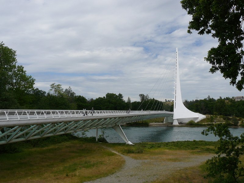 The Sundial Bridge @ Turtle Bay; design conceived by Spanish architect Santiago Calatrava
