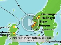 Denmark, Norway, Iceland, Scotland Cruise 2019